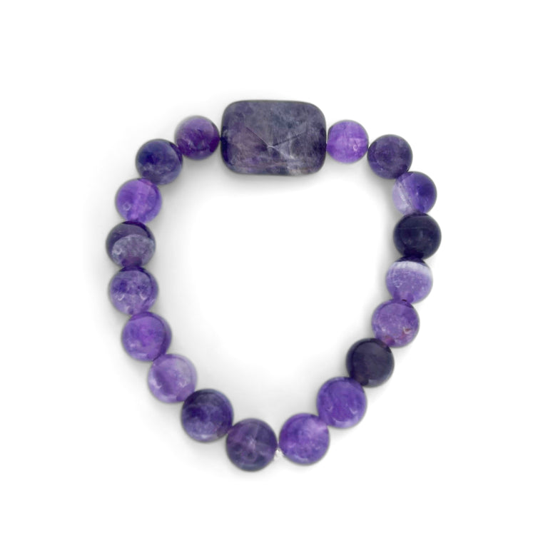 Amethyst Crystal Energy Bracelet