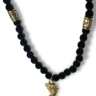 Black Jasper Nefertiti Necklace