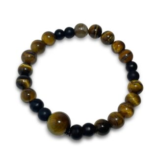 Tiger Eye with Bracelet (Large Beads)