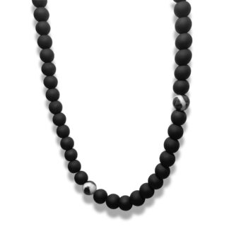 Tuxedo Agate Necklace 