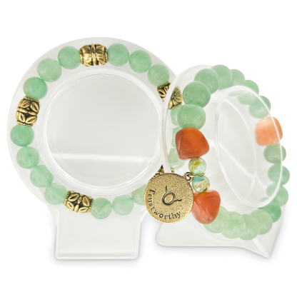 Taurus Zodiac Crystal Bracelet Set - Image 4