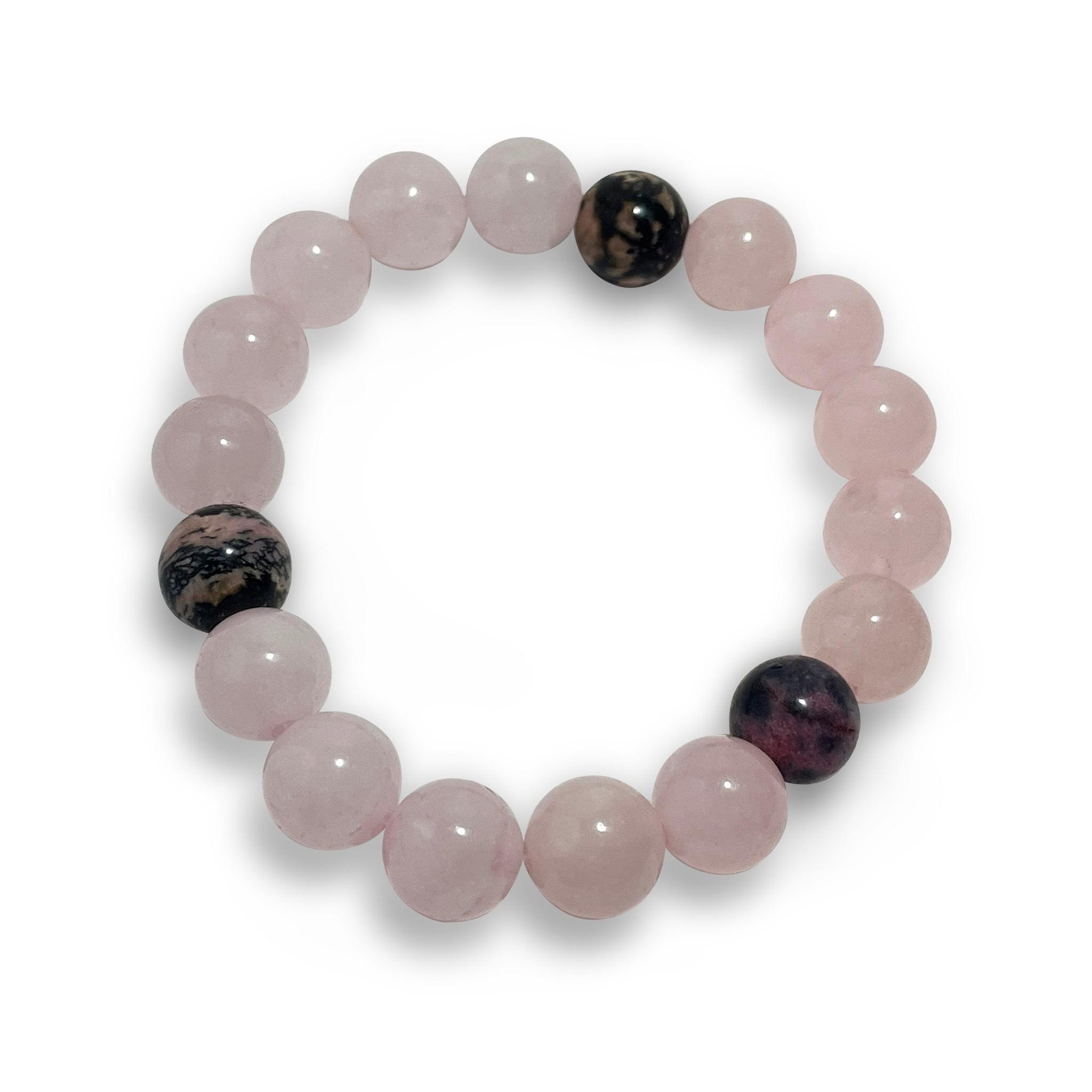 Rose Quartz with Rhodonite Bracelet